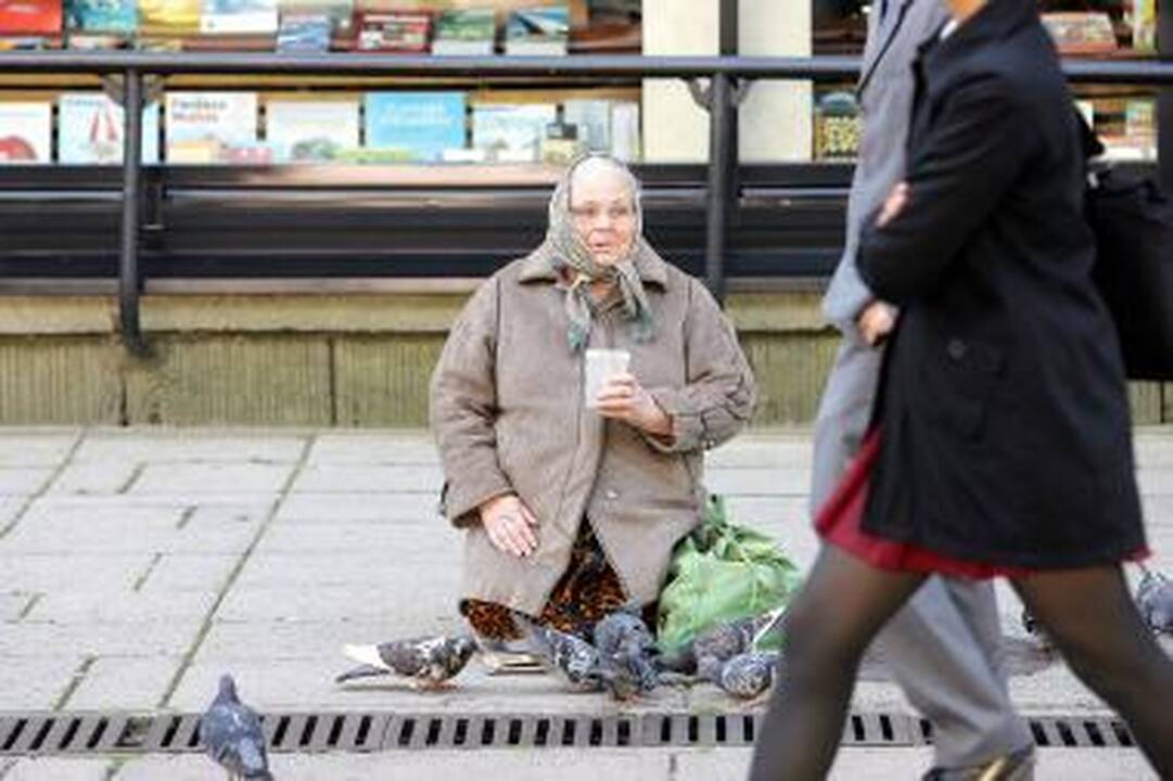 Lietuvoje ties skurdo riba buvo penktadalis gyventojų 