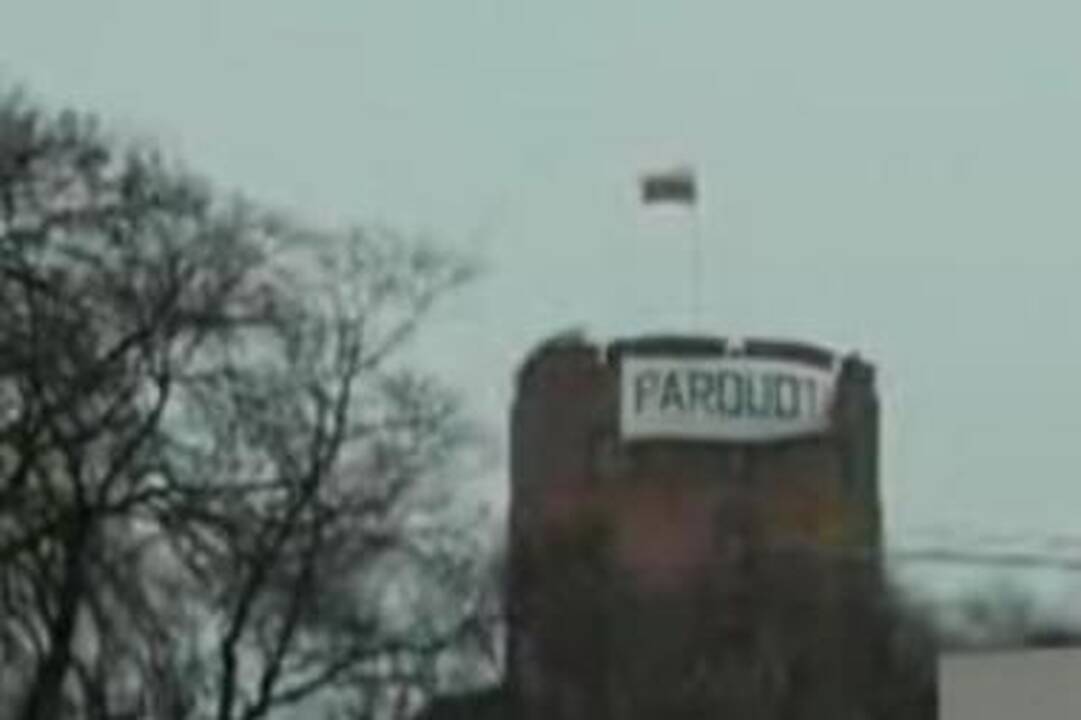 Gedimino pilies „pardavimas“ – reklamos akcija? (video)