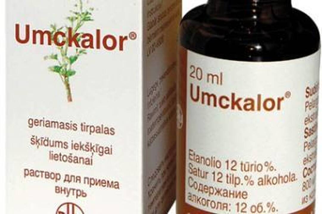 „Umckalor“ – pelargonijos šaknų galia peršalus