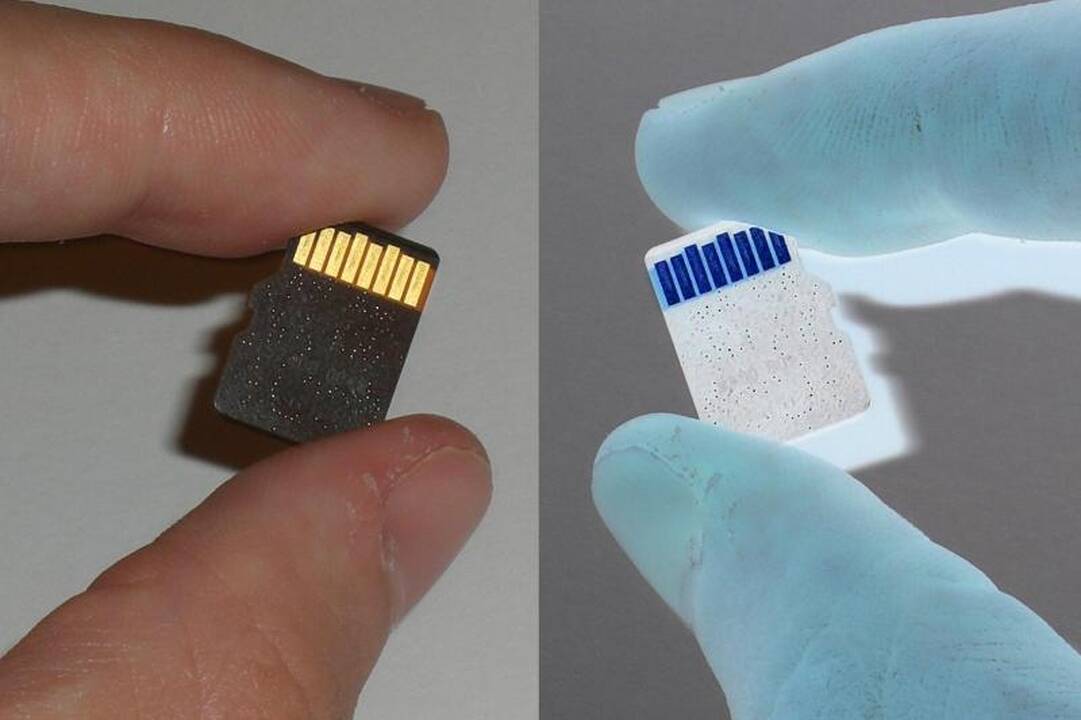 Pirmoji pasaulyje 64GB talpos "MicroSD" kortelė