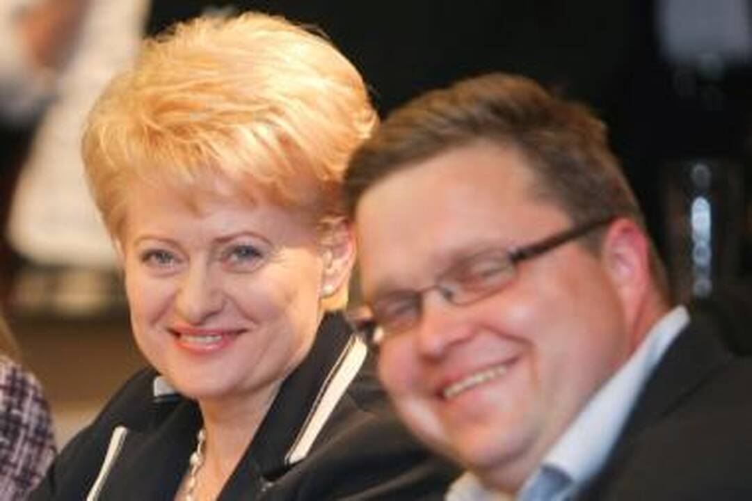 Prezidentė: V.Vasiliauską vertinu ne dėl draugystės, bet dėl profesionalumo