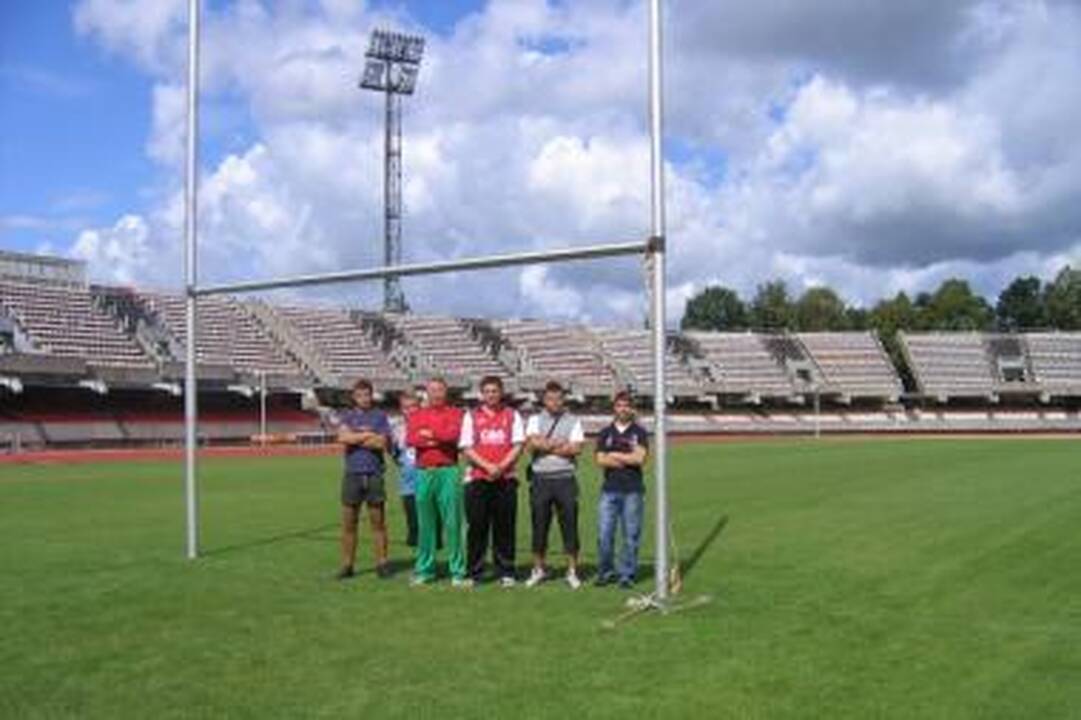 S.Dariaus ir S.Girėno stadione - nauji regbio vartai
