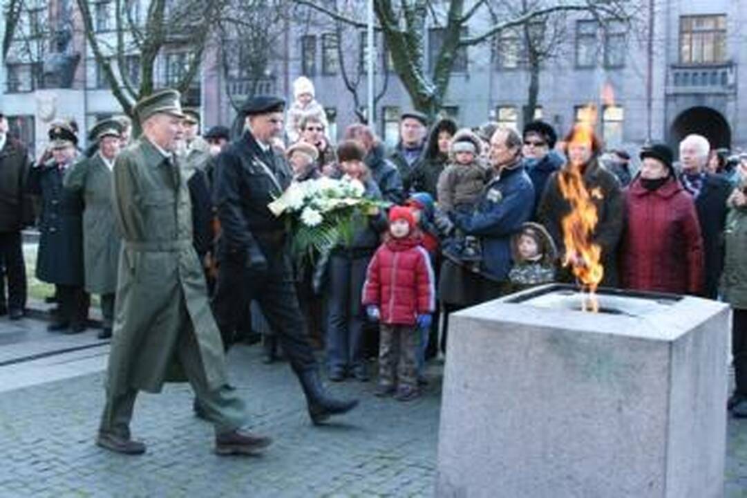 Kaune paminėtas Lietuvos kariuomenės jubiliejus (video)