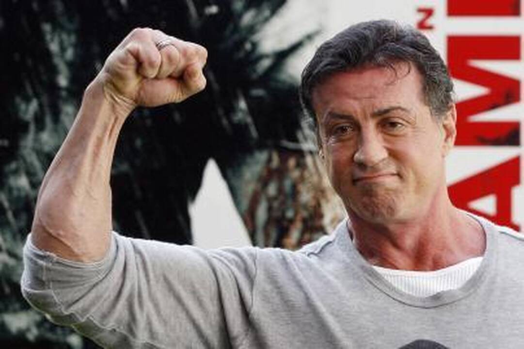 Stallone reklamuos rusišką degtinę