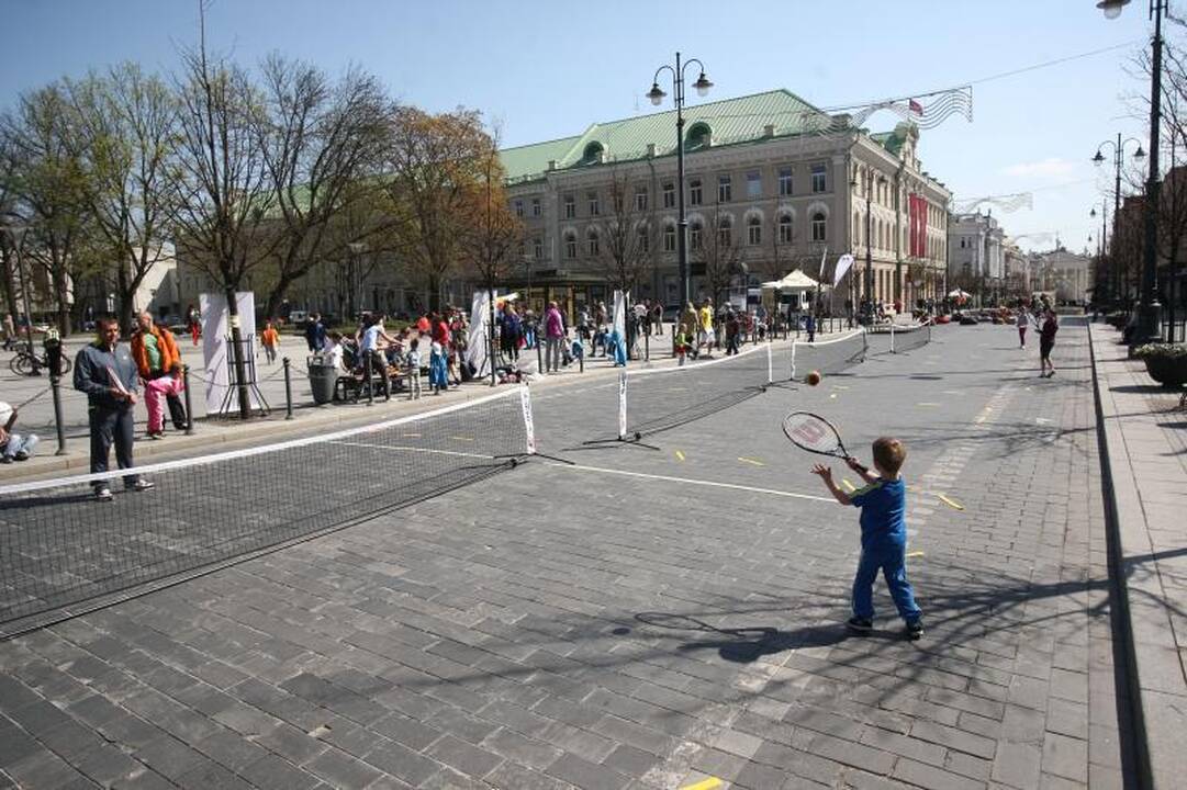 Vilniečiai kviečiami sportuoti sostinės centre