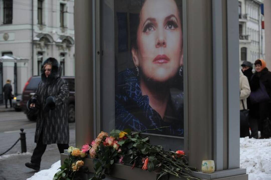 Operos žvaigždė G. Višnevskaja palaidota greta M. Rostropovičiaus