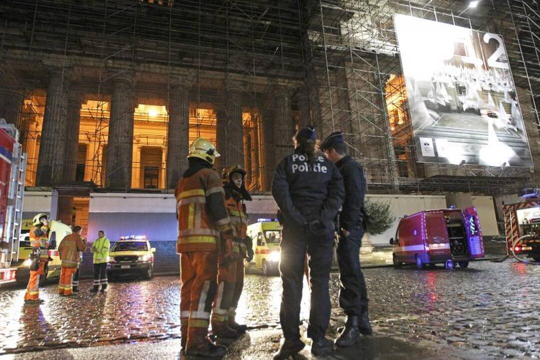 Briuselyje Teisingumo rūmai galėjo būti padegti tyčia
