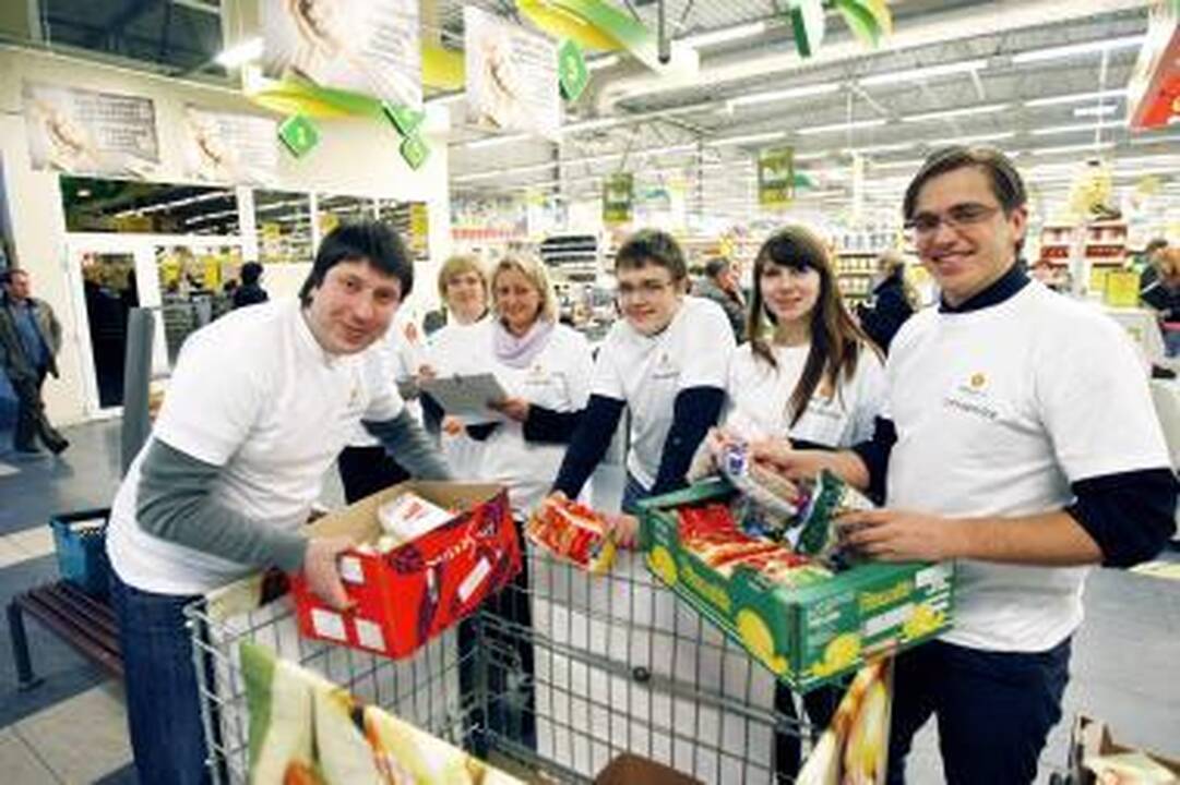 „Maisto banko“ paramą padės dalyti „City Service“ savanoriai 