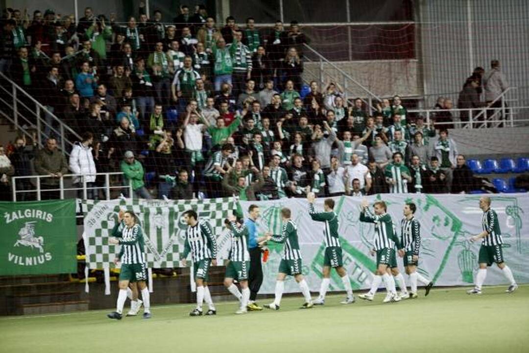 Grigiškių stadione 15 metų šeimininkaus "Žalgiris"