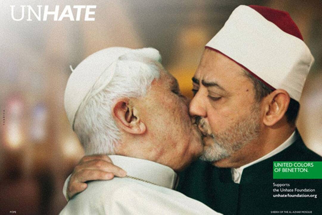 Vatikanas prieš „Benetton“ reklamą imsis teisinių priemonių
