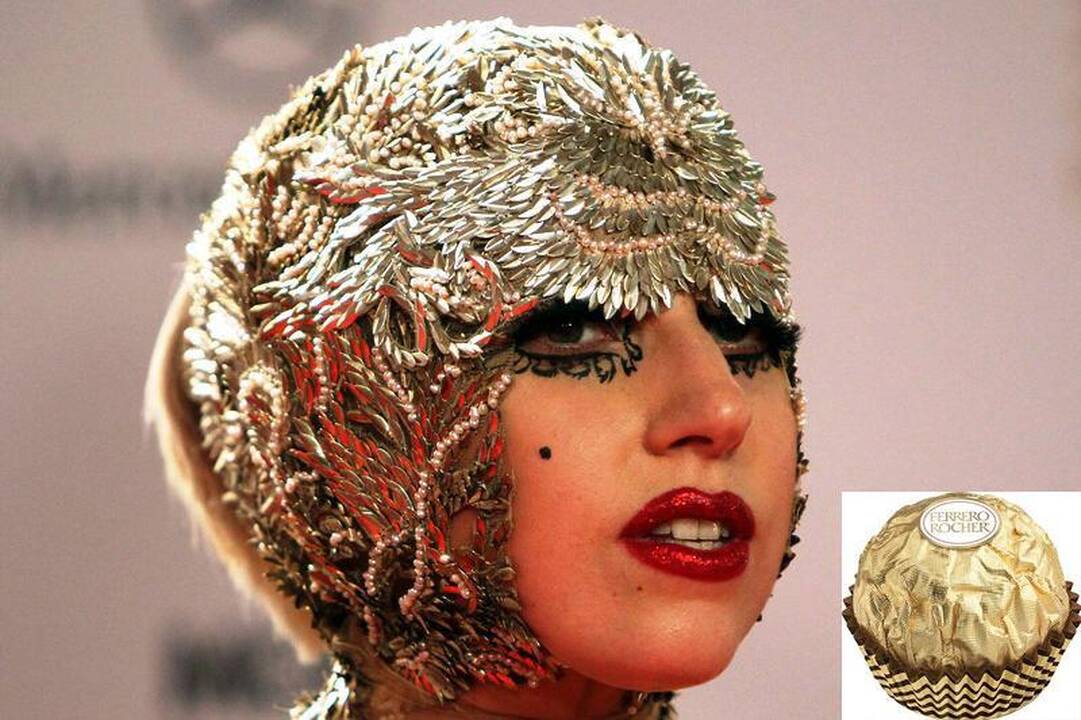 Lady Gagos įvaizdis - „Ferrero Rocher“ saldainis? 