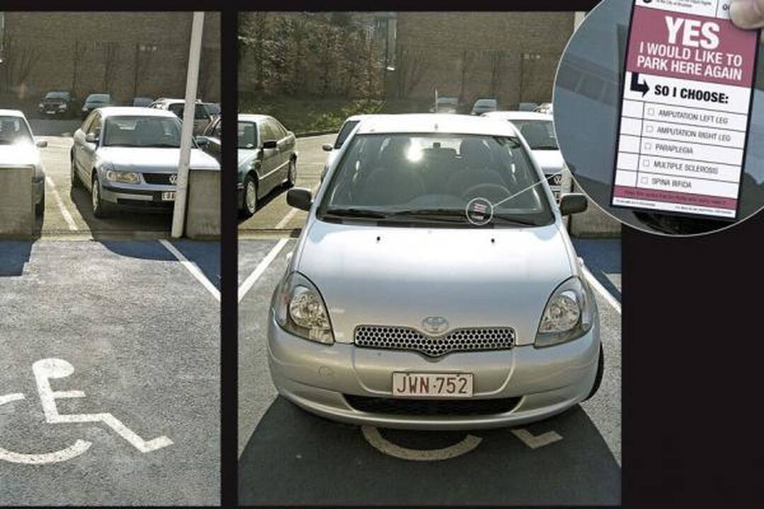 Statai automobilį neįgaliojo vietoje, nes ateityje tau amputuos kojas?