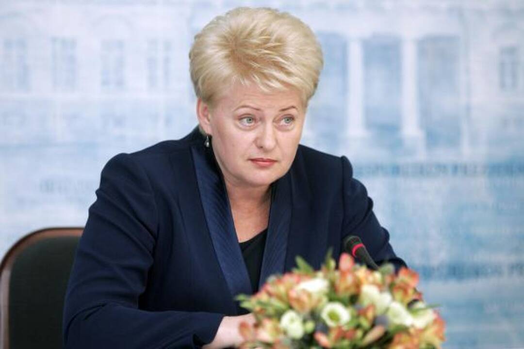Prezidentė: žmonės turi būti apsaugoti nuo greitųjų kreditų pinklių 