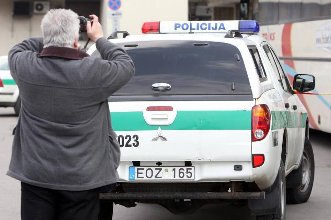 Į avariją pateko Panevėžio policininkas 