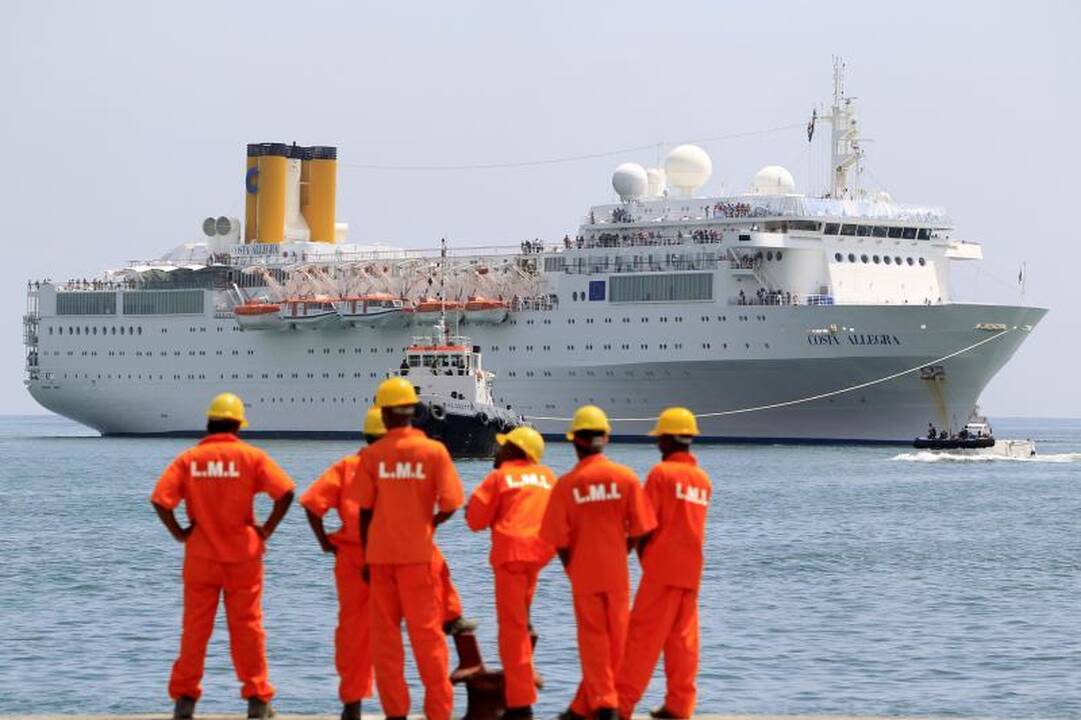„Costa Allegra“ keleiviai pabaigė savo kelionę