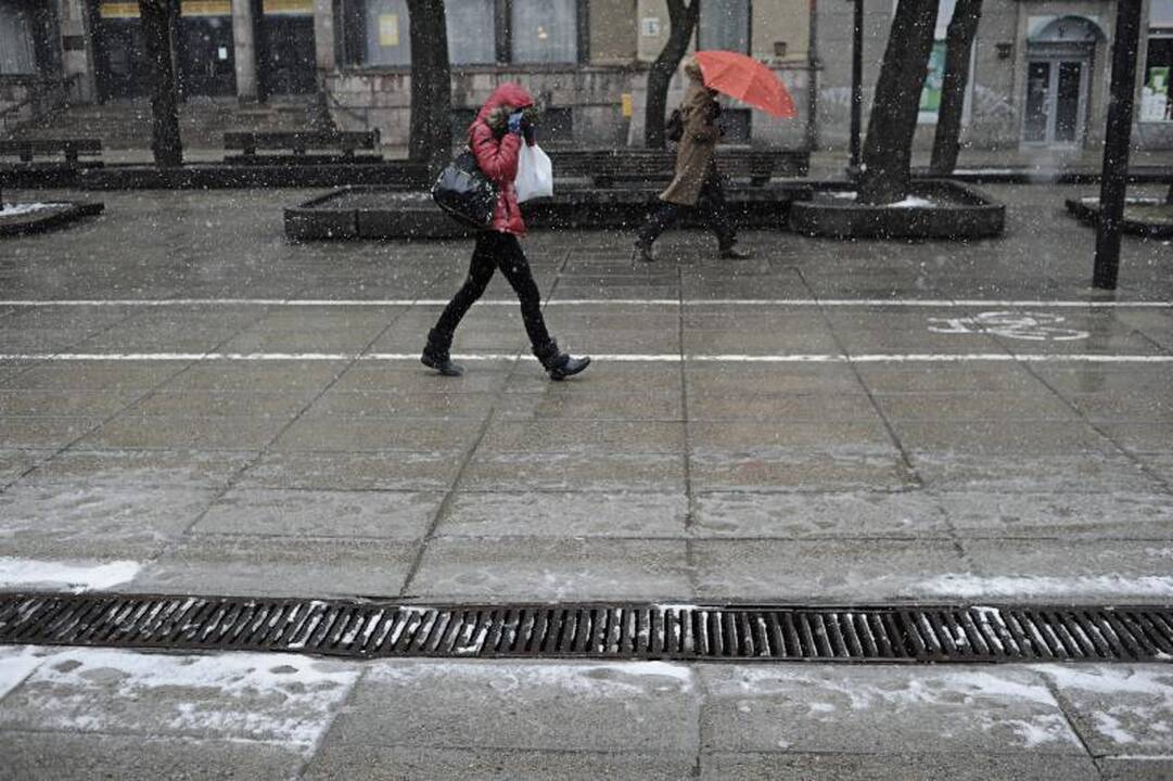 Artimiausiomis dienomis Lietuvoje numatoma šlapdriba