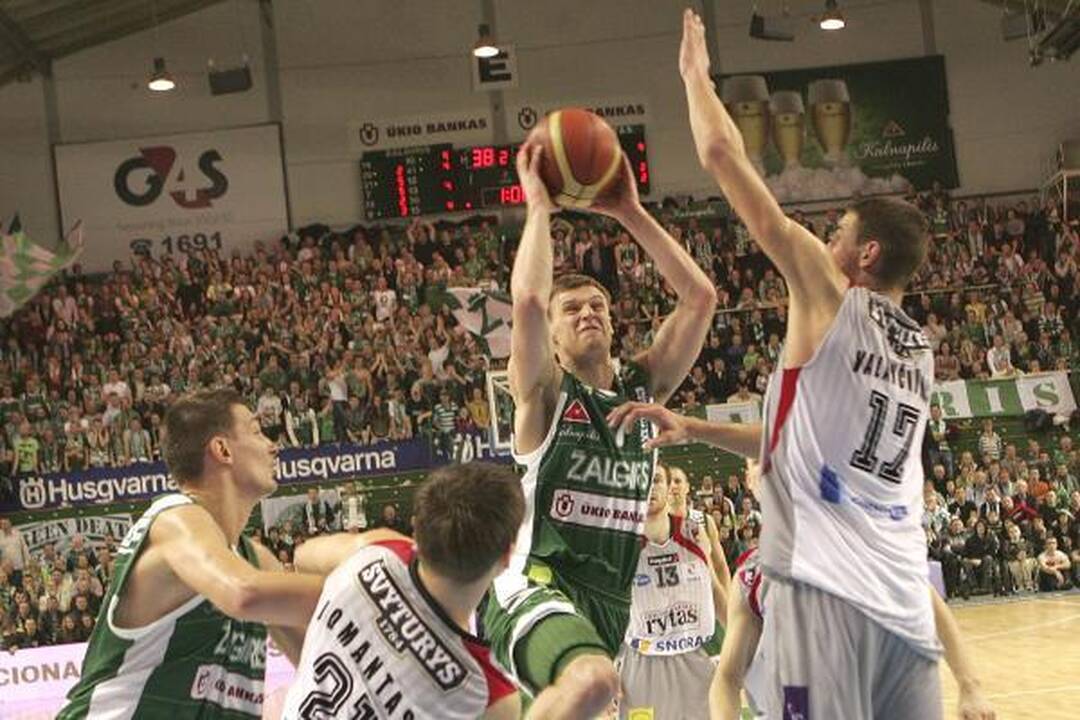 LKL dvikova: „Žalgiris“ sutriuškino „Lietuvos rytą“ 85:60 
