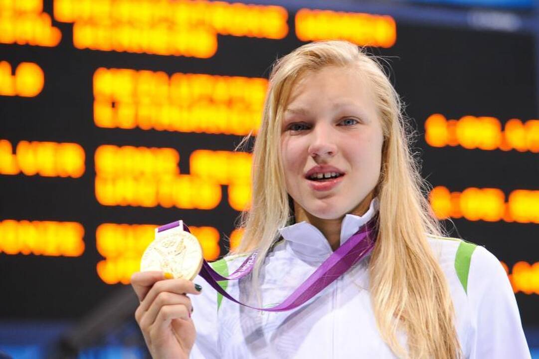 Vilniuje bus iškilmingai sutikta olimpinė čempionė R.Meilutytė
