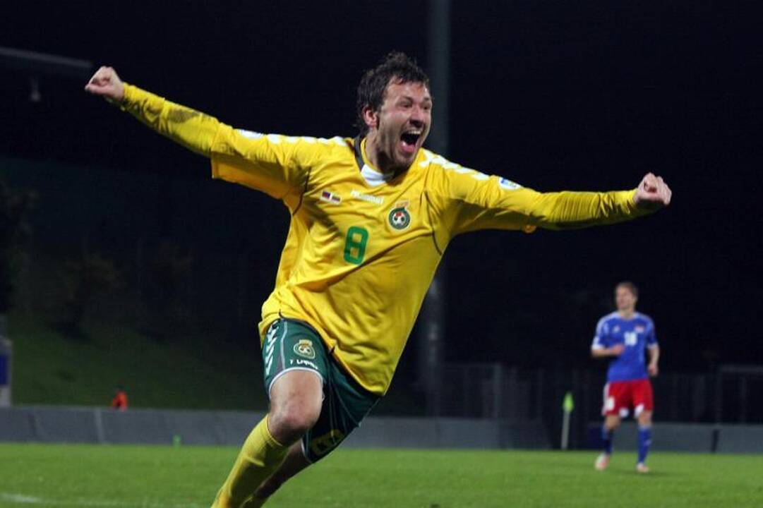 Lietuvos futbolininkai reabilitavosi: pagaliau nukautas Lichtenšteinas