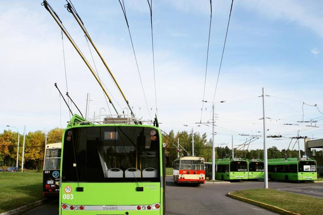 Po rekonstrukcijos Parodos kalnu riedės troleibusai