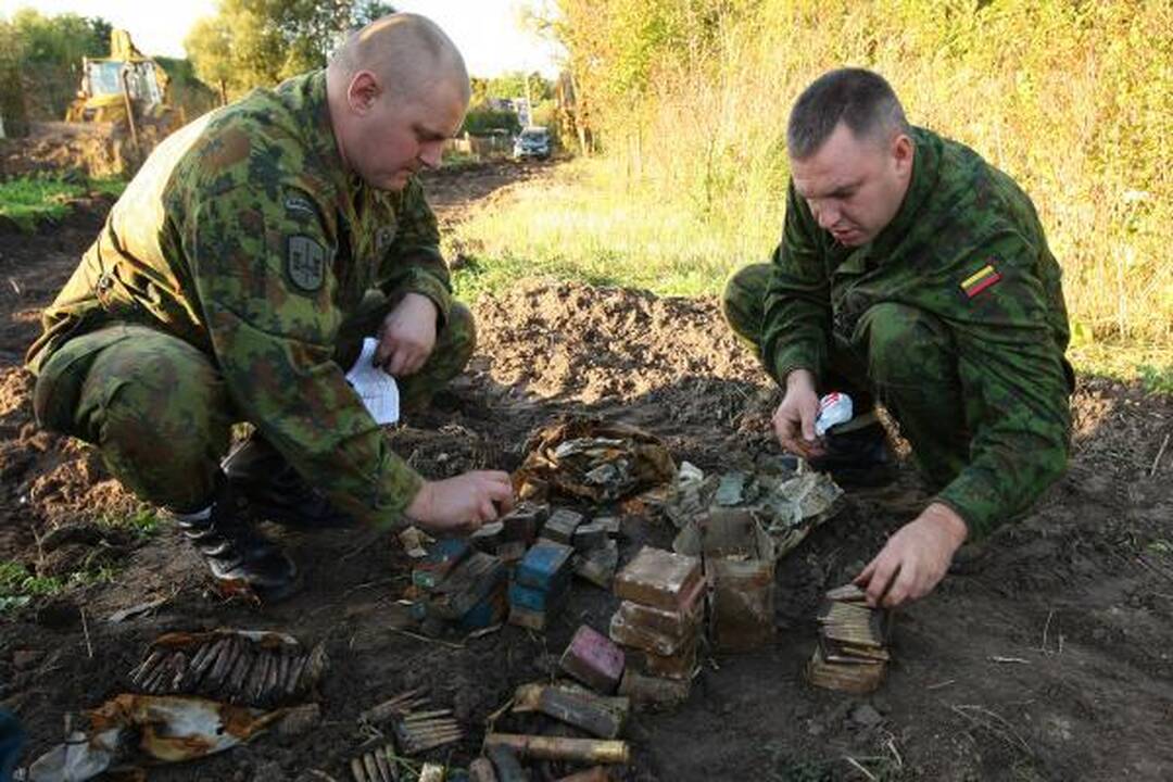 Kauniečio sode - sprogmenų ir šovinių arsenalas