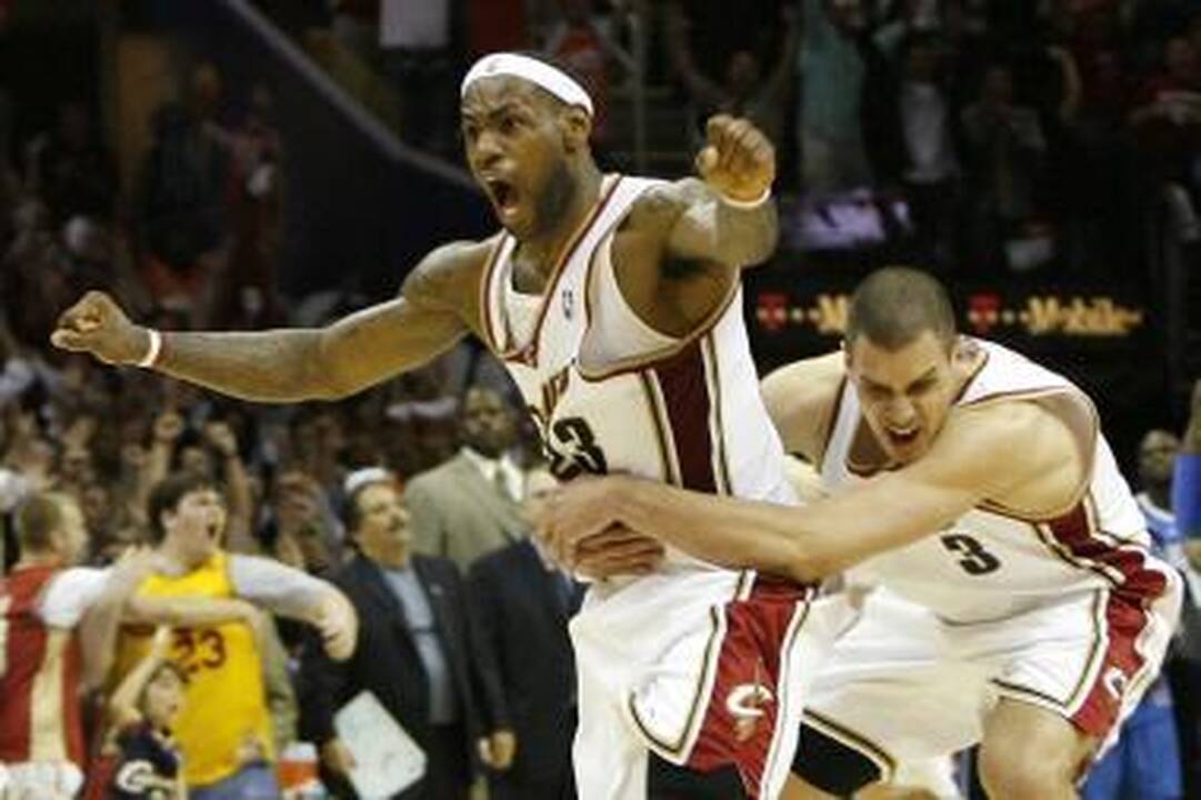 LeBronas išplėšė pergalę „Cavaliers“ ekipai