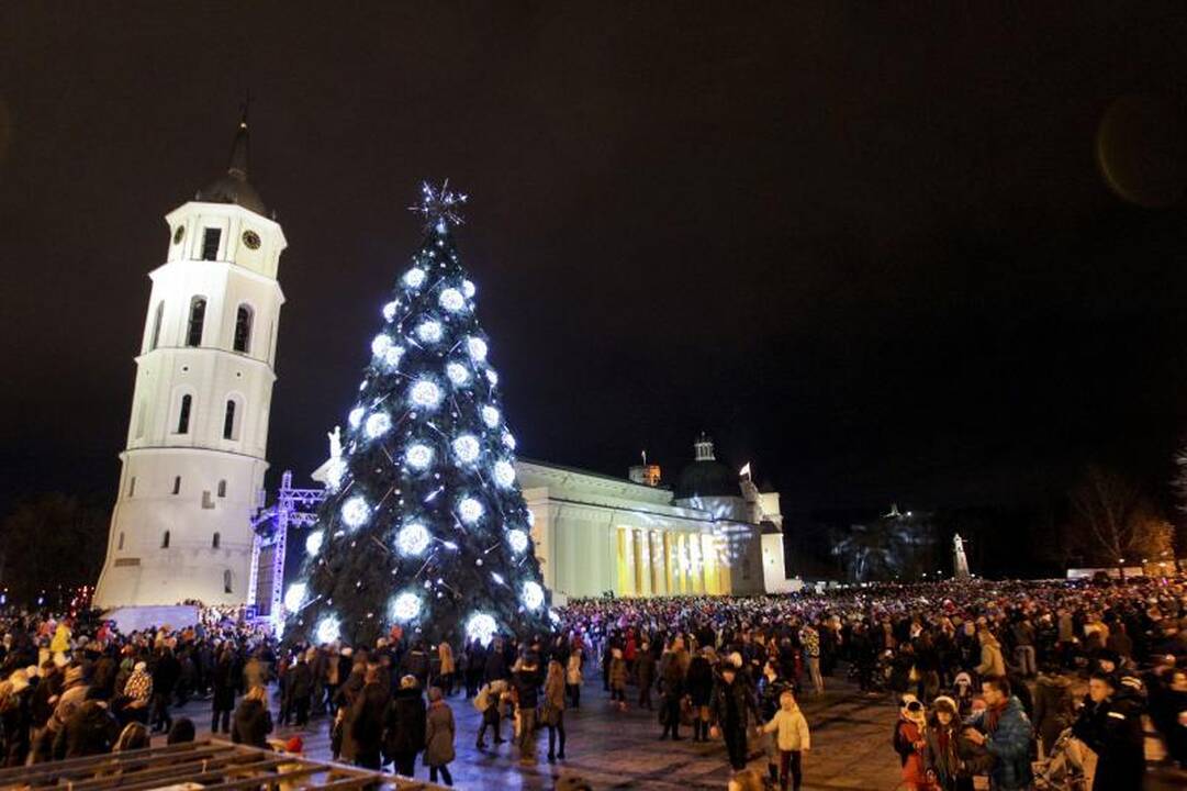 Aplink Kalėdų eglę važinėjęs 18-metis gavo baudą ir nebegalės vairuoti
