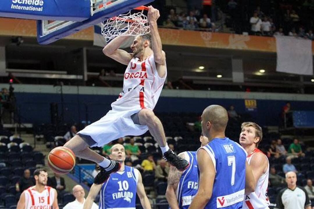 Vilniaus arena: suomiai įveikė gruzinus - 87:73