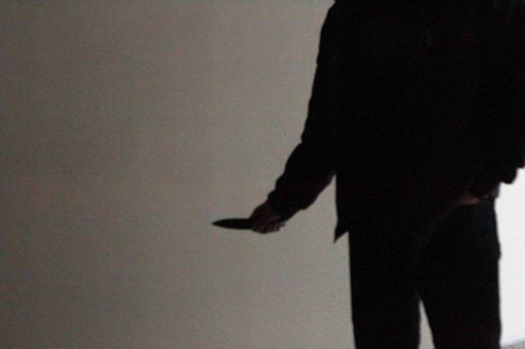 Vilniaus rajone jaunuolis peiliu sužalojo motiną ir patėvį