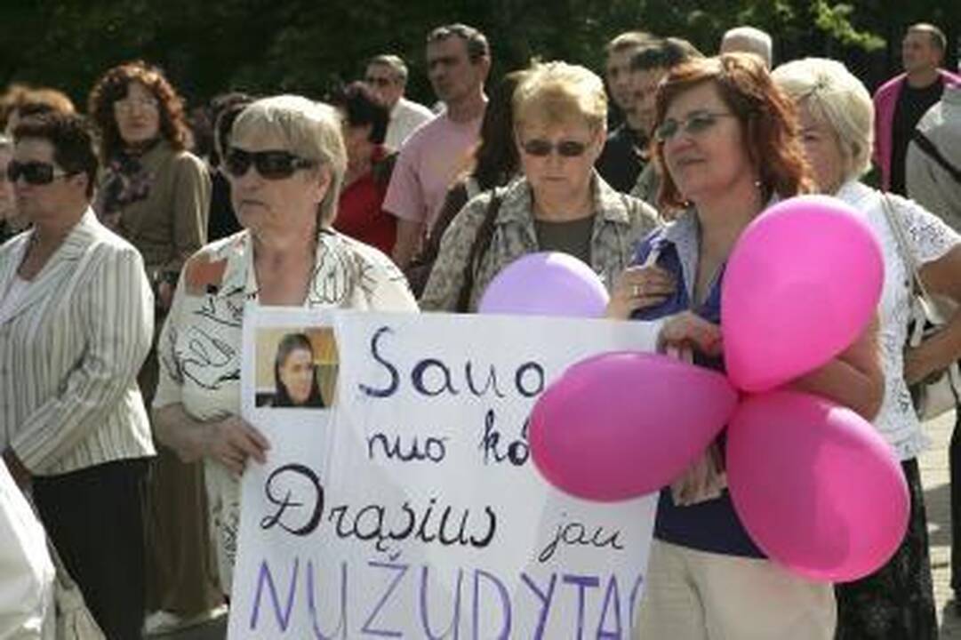 D.Kedžio gerbėjų mitingas – už teisinę valstybę