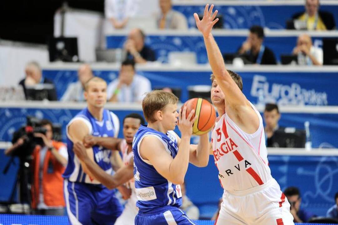 Vilniaus arena: suomiai įveikė gruzinus - 87:73