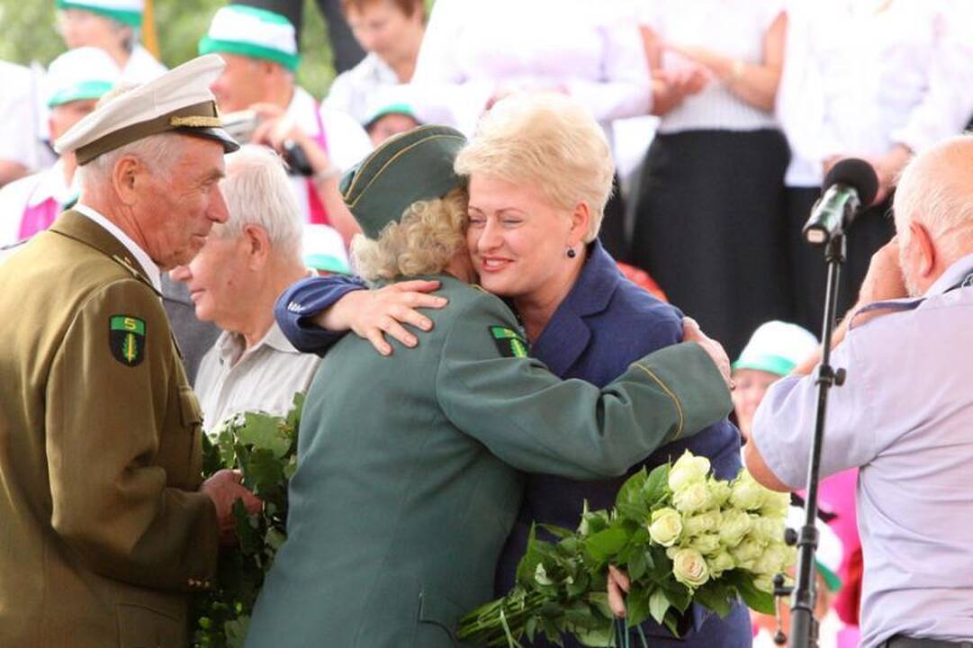 Tremtinių sąskrydyje Ariogaloje dėmesys prezidentei