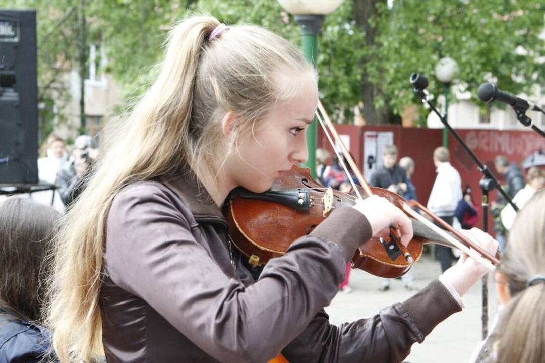 Puodžių gatvėje šurmuliavo miesto gimtadieniui skirta šventė