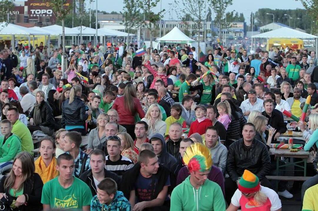 Už Lietuvos rinktinę Klaipėdoje sirgo ne tik tautiečiai