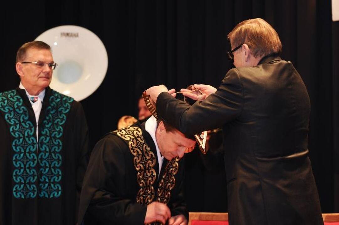 Inauguruotas naujasis Kauno technologijos universiteto rektorius