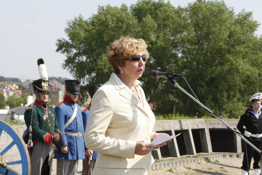 Valstybės dieną piliavietėje į dangų pakilo trispalvė