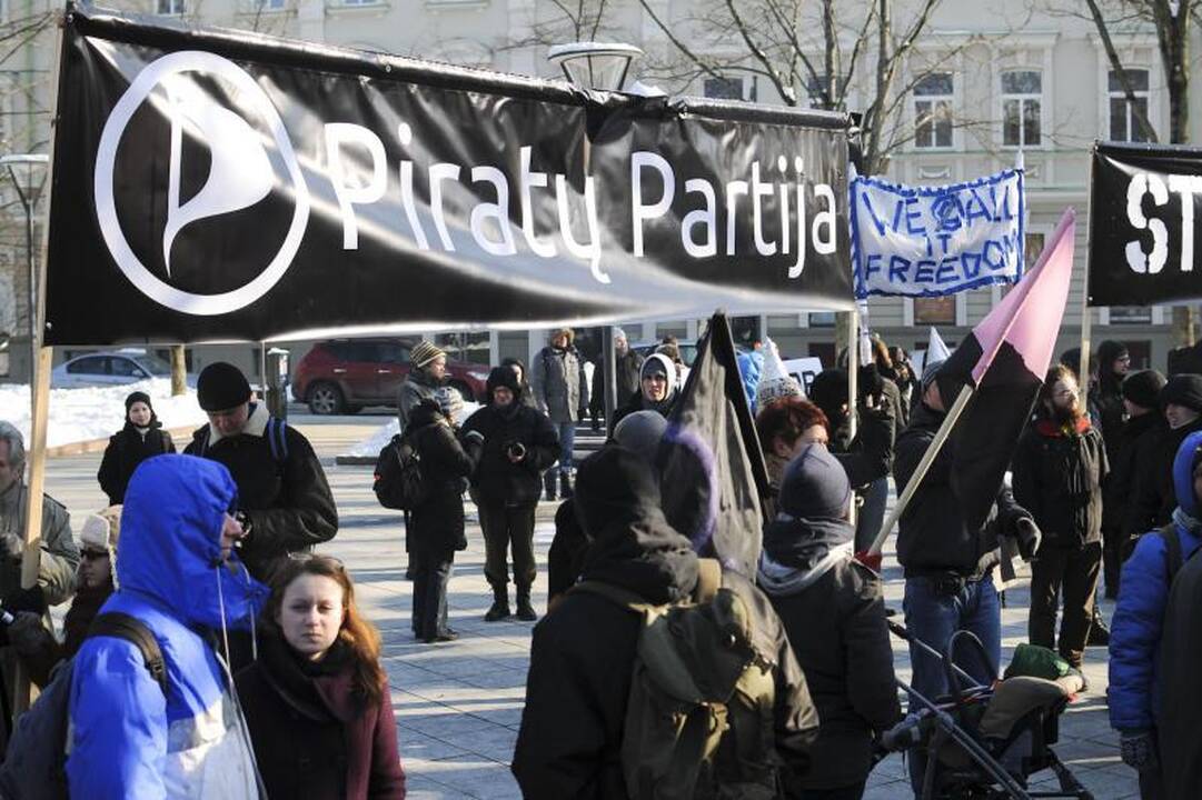 Protestuojančius prieš ACTA palaiko sostinės meras A.Zuokas
