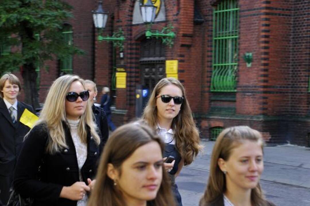 Klaipėdos studentai mokslo metus pradėjo eitynėmis 
