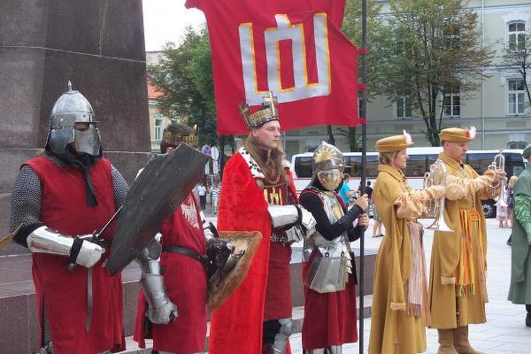 Prie Valdovų rūmų vyko riterių kautynės