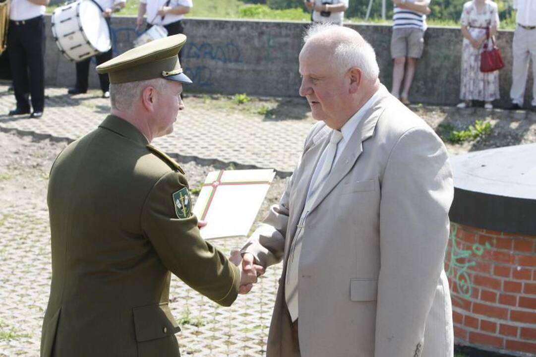 Valstybės dieną piliavietėje į dangų pakilo trispalvė