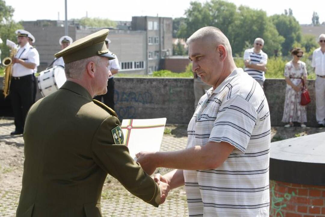 Valstybės dieną piliavietėje į dangų pakilo trispalvė