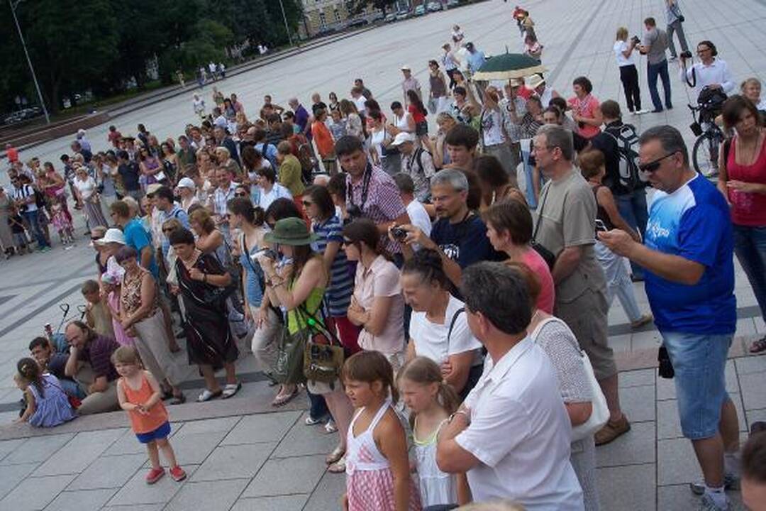Prie Valdovų rūmų vyko riterių kautynės