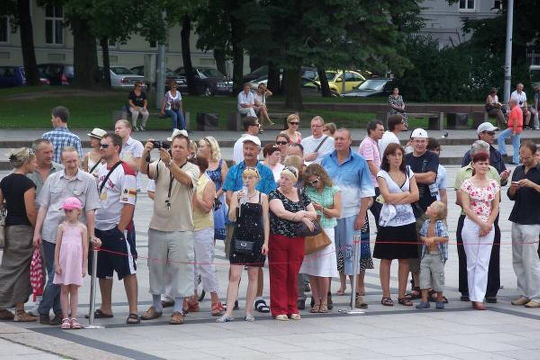Prie Valdovų rūmų vyko riterių kautynės