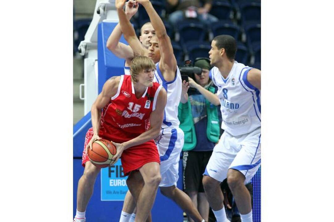Rusijos rinktinė egzaminavo suomius - 79:60
