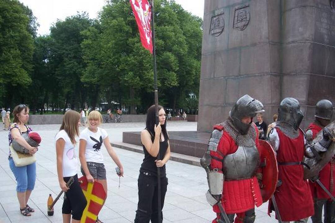 Prie Valdovų rūmų vyko riterių kautynės