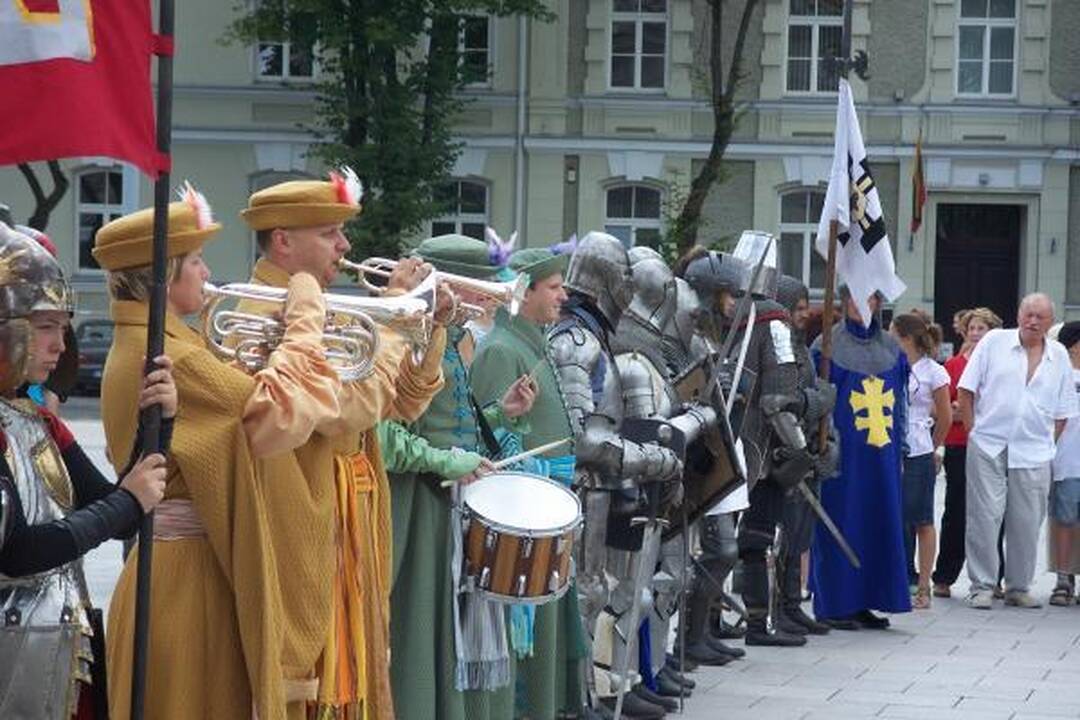 Prie Valdovų rūmų vyko riterių kautynės