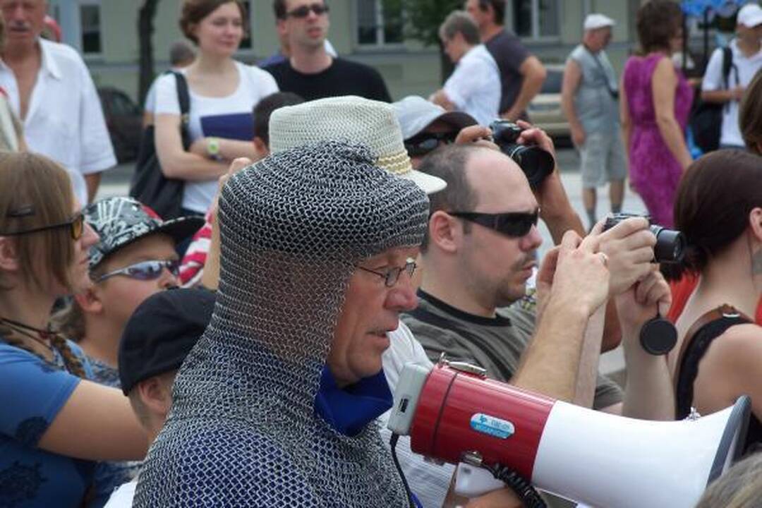 Prie Valdovų rūmų vyko riterių kautynės
