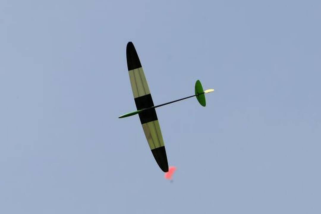 Klaipėdos aerodrome: aviamodelių šou