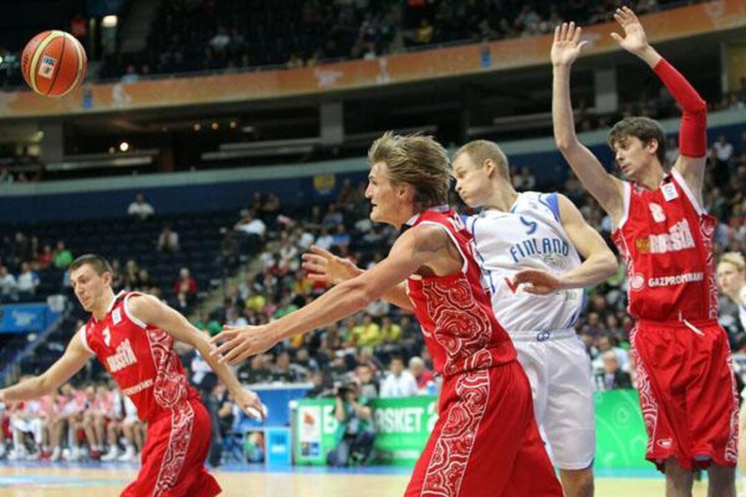 Rusijos rinktinė egzaminavo suomius - 79:60