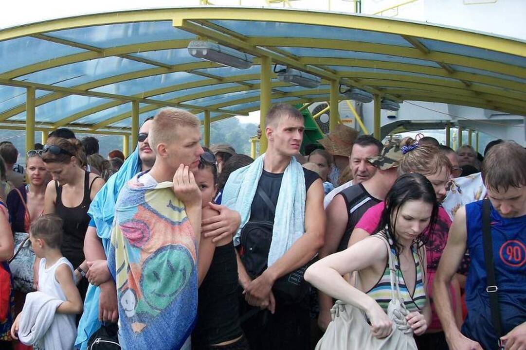 Liūtis ištuštino Smiltynės pliažą 